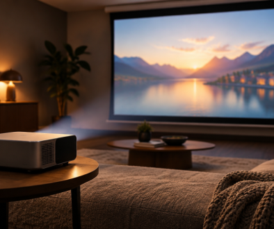 KI-generiertes Symbolbild: 4K-Beamer für das Heimkino