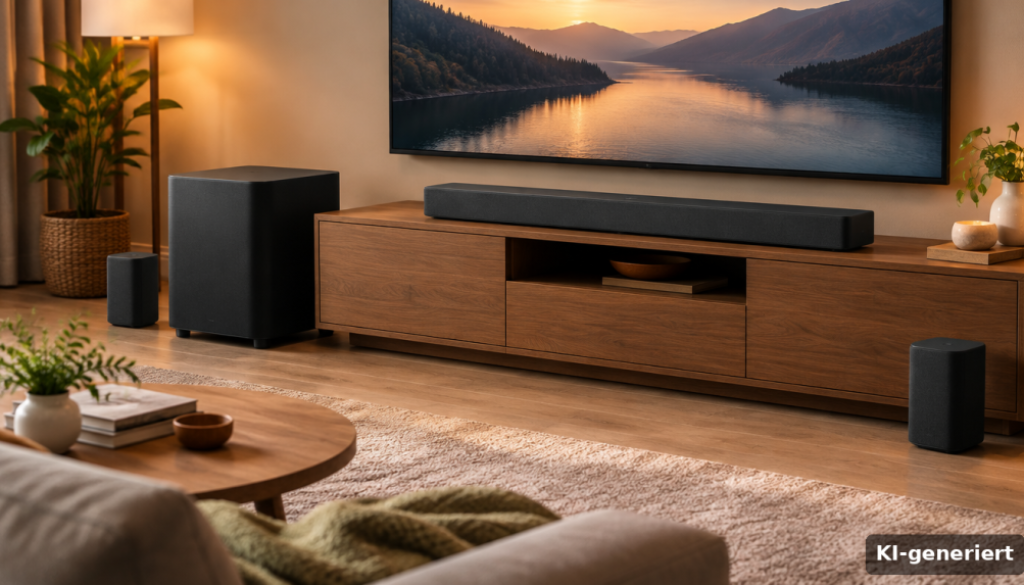 KI-generiertes Symbolbild: Soundbar-System fürs Heimkino